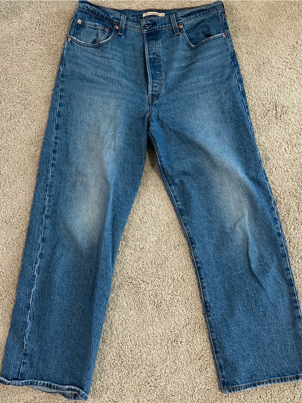 Levi's Women's Straight Blue Denim Jeans